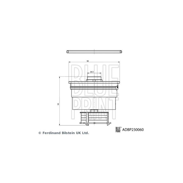 Bränslefilter Blue print ADBP230060 BLUE PRINT Bränslefilter Blue print ADBP230060 BLUE PRINT