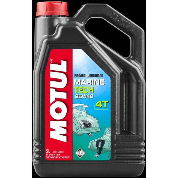 Motorolja Motul Marine Tech 4T 25W-40, 5L, Universal MOTUL
