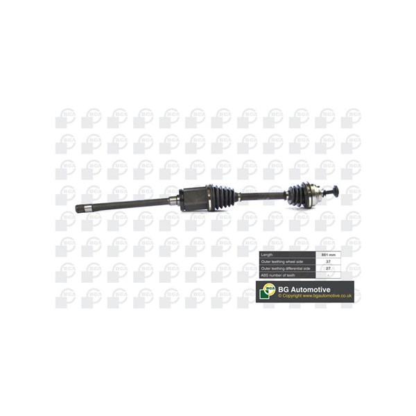 Drivaxel, framaxel höger Bga DS0903R BGA Drivaxel, framaxel höger Bga DS0903R BGA