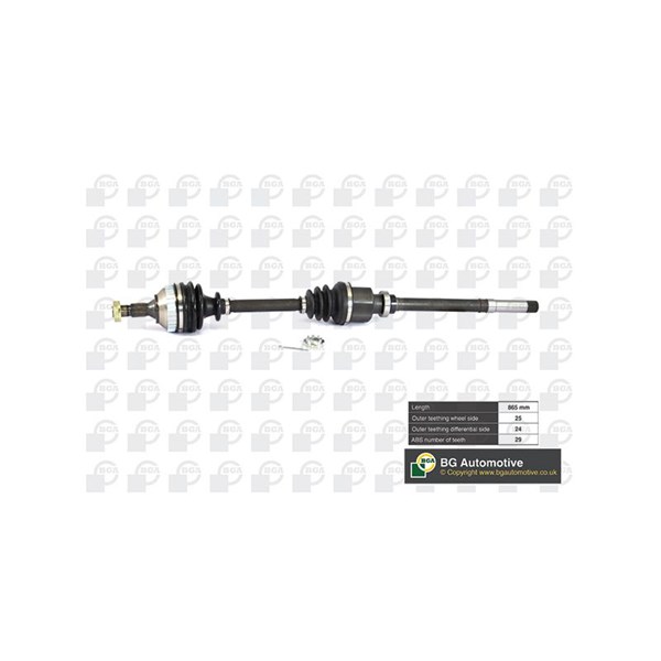 Drivaxel, framaxel höger Bga DS1414RA BGA