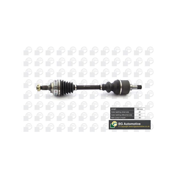Drivaxel, framaxel vänster Bga DS6723LA BGA