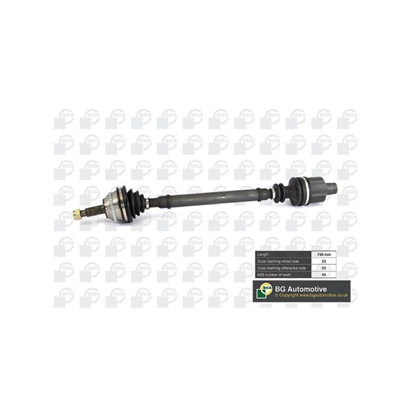 Drivaxel, framaxel höger Bga DS7317RA BGA