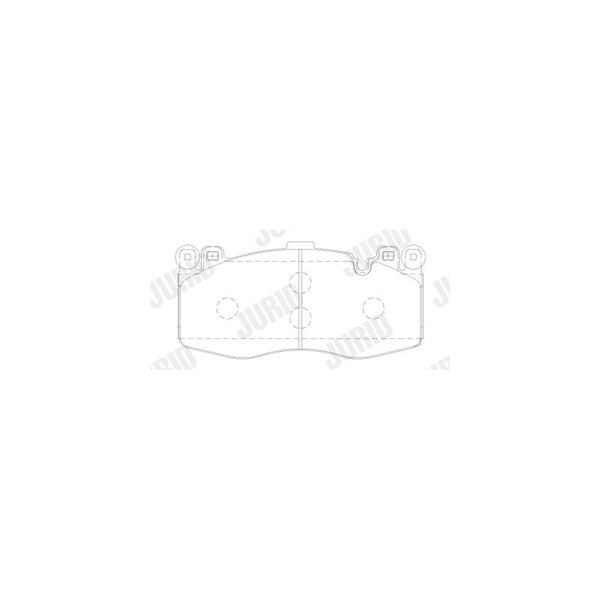 Bromsbeläggsats, Framaxel Jurid 573879J JURID Bromsbeläggsats, Framaxel Jurid 573879J JURID