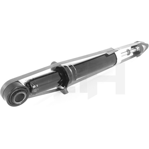 Stötdämpare, Bakaxel, Bakaxel höger, Bakaxel vänster Gh GH-334512 GH