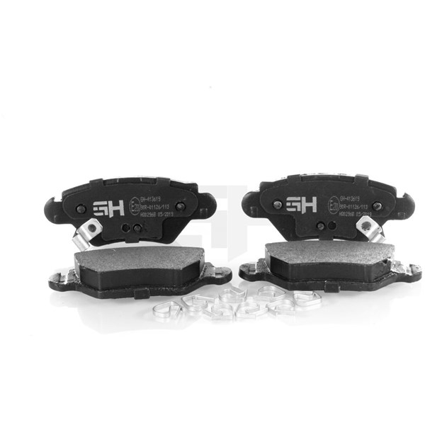 Bromsbeläggsats, Bakaxel Gh GH-413619 GH
