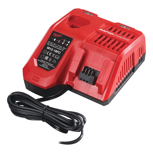 Milwaukee M12-M18FC 12 och 18V Li-ion Snabbladdare , Universal MILWAUKEE