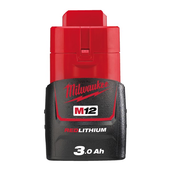 Milwaukee M12 B3 12V Lithium-Ion 3.0Ah Battery, Universal MILWAUKEE