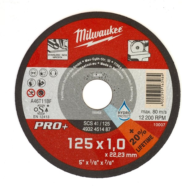 Flapdisc, Universal MILWAUKEE