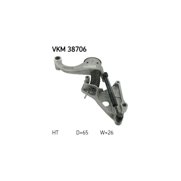 Spännrulle, Drivrem, Upptill Skf VKM 38706 SKF
