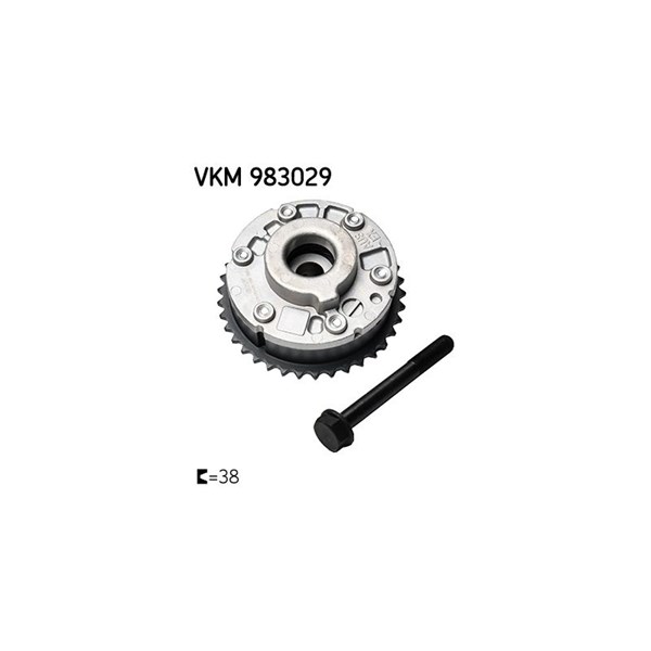 Kamaxellägesställare, Avgas-/utsläppssidan Skf VKM 983029 SKF