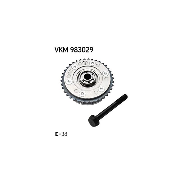 Kamaxellägesställare, Avgas-/utsläppssidan Skf VKM 983029 SKF