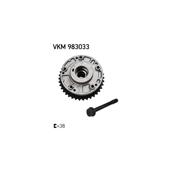 Kamaxellägesställare, Insugssidan Skf VKM 983033 SKF
