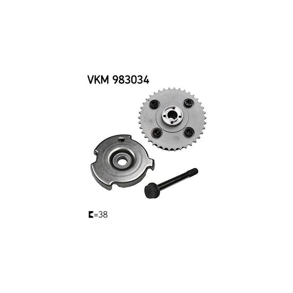 Kamaxellägesställare, Avgas-/utsläppssidan Skf VKM 983034 SKF Kamaxellägesställare, Avgas-/utsläppssidan Skf VKM 983034 SKF