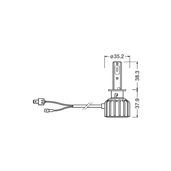 Glödlampa Osram Night Breaker Led H1, P14.5s Osram 64150DWNB-2HFB OSRAM