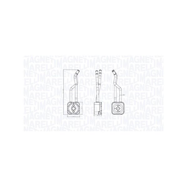 Oljekylare, motor Magneti marelli 350300003800 MAGNETI MARELLI