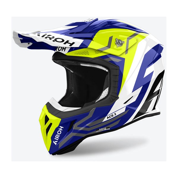 Mc Hjälm Airoh Aviator 2.2 Grim Yellow L Airoh AV22-GR31-L AIROH