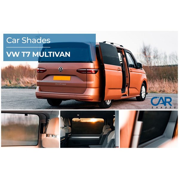 Solskydd Volkswagen T7 Multivan 2021-, Bak Car shades PV VWT7MV5A Car Shades