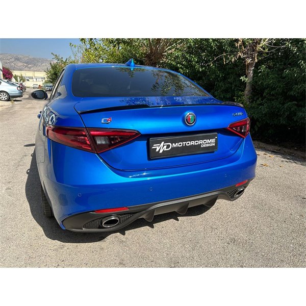 Trunk Spoiler Lip Alfa Romeo Giulia 2015- (PU) Motordrome TS AR38 Motordrome