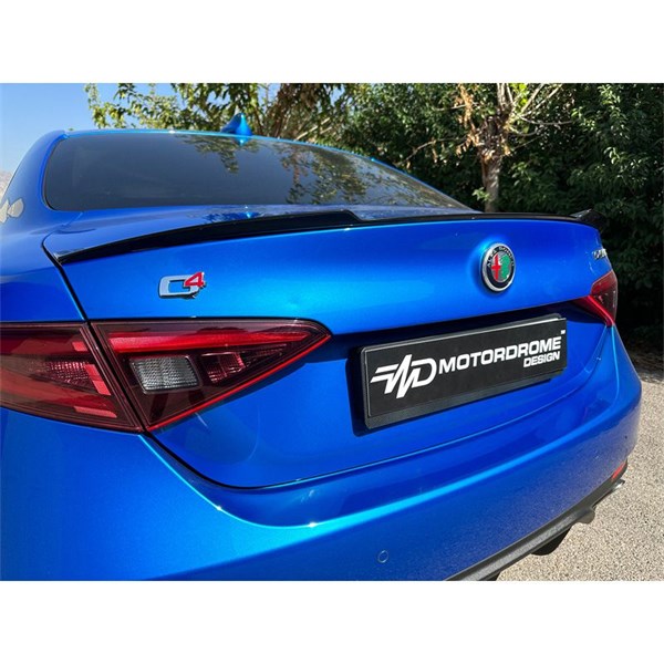 Trunk Spoiler Lip Alfa Romeo Giulia 2015- (PU) Motordrome TS AR38 Motordrome