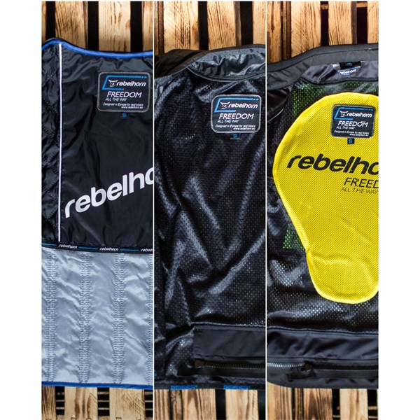 Mc Herr Läder Jacka Rebelhorn Hardy Pro Black M Rebelhorn RH-NJ-H REBELHORN