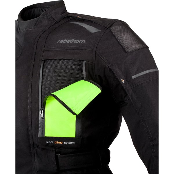 Mc Herr Läder Jacka Rebelhorn Hardy Pro Black M Rebelhorn RH-NJ-H REBELHORN