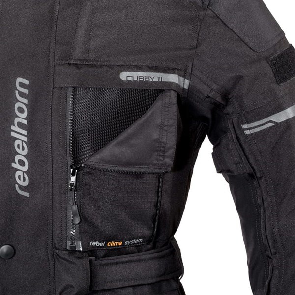 Mc Herr Läder Jacka Rebelhorn Cubby III Black M Rebelhorn RH-TJ-C REBELHORN