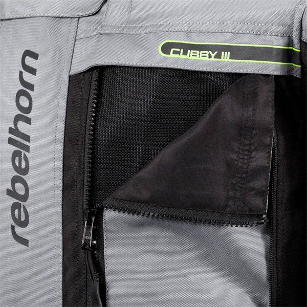 Mc Herr Läder Jacka Rebelhorn Cubby III Gray Xl Rebelhorn RH-TJ-C REBELHORN