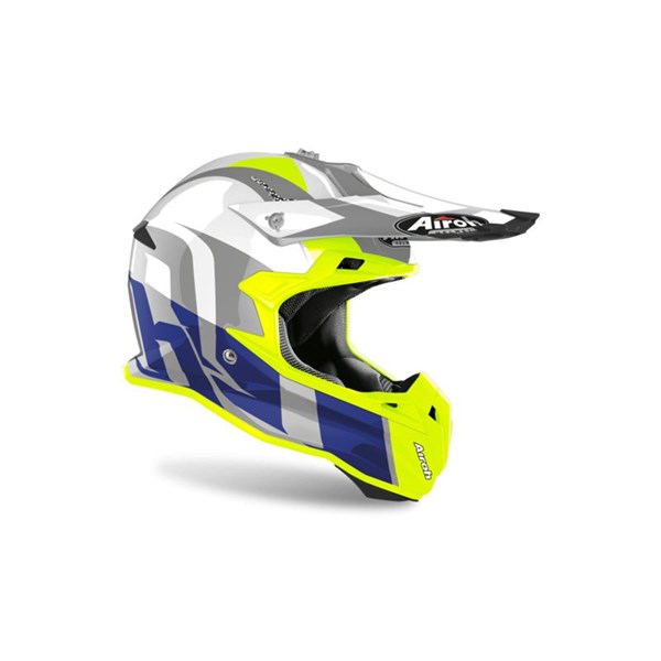 Mc Hjälm Airoh Terminator Open Vision Shock Blue M Airoh TOV-SH18 AIROH