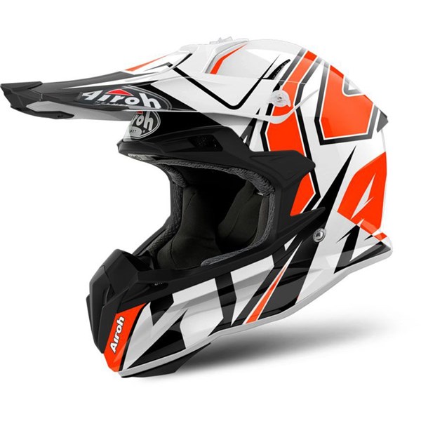 Mc Hjälm Airoh Terminator Open Vison Shock Orange Xl Airoh TOV-SH AIROH