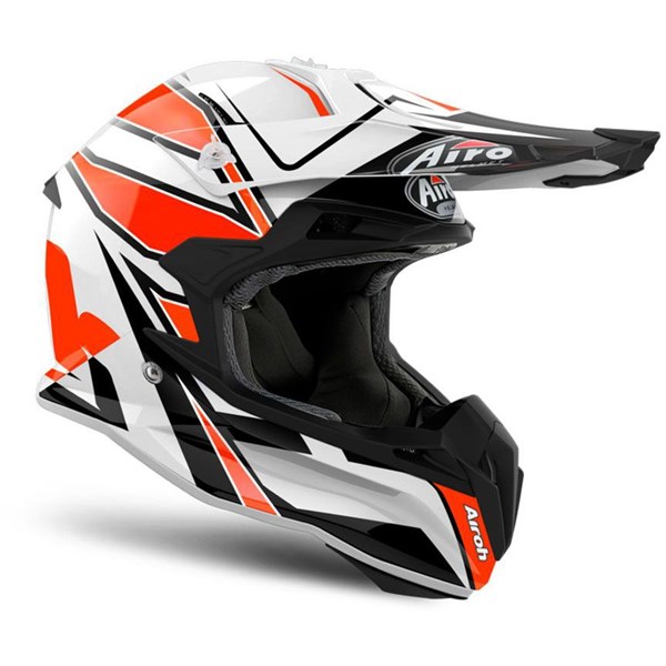 Mc Hjälm Airoh Terminator Open Vison Shock Orange Xl Airoh TOV-SH AIROH