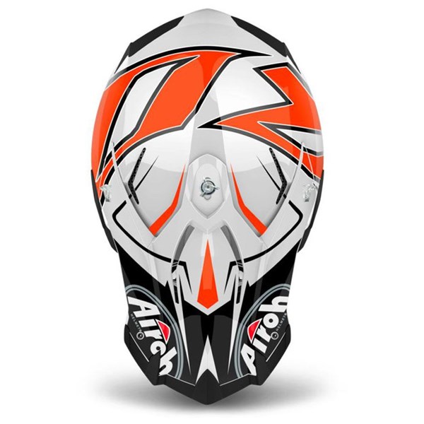 Mc Hjälm Airoh Terminator Open Vison Shock Orange Xl Airoh TOV-SH AIROH