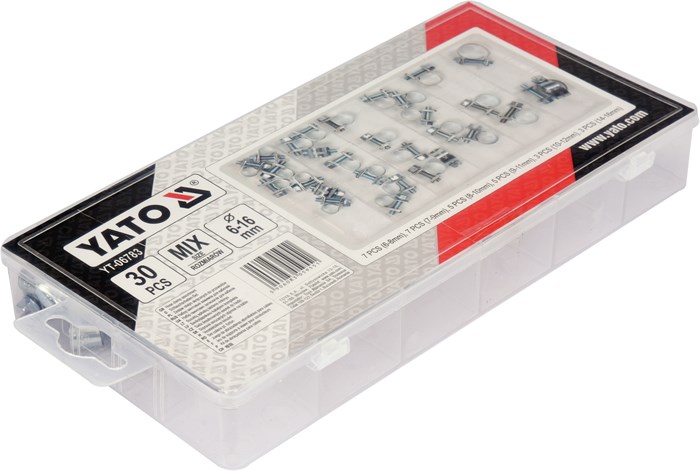 Sortiment, slangklämmor, Universal Yato