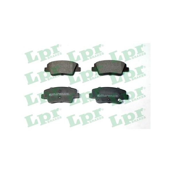 Bromsbeläggsats, Bakaxel Lpr 05P2361 LPR