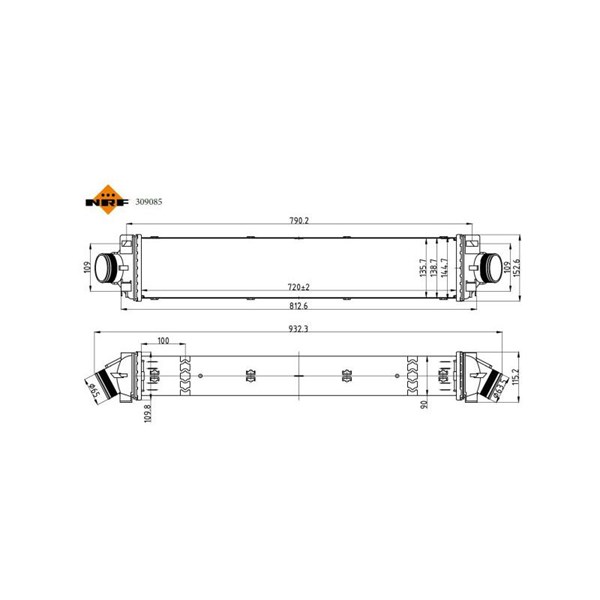 Intercooler Nrf 309085 NRF