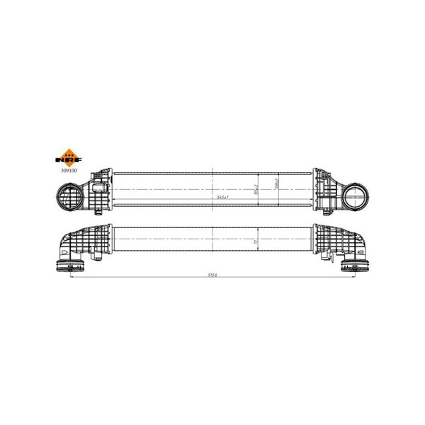 Intercooler Nrf 309100 NRF Intercooler Nrf 309100 NRF