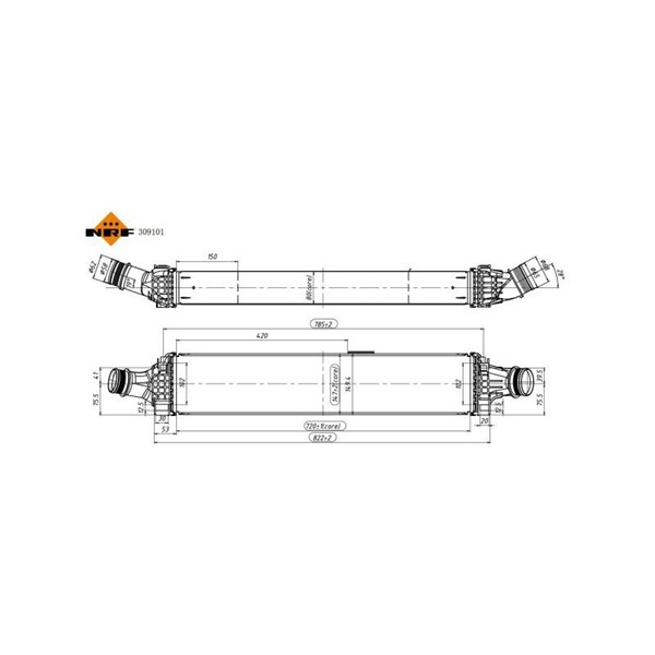 Intercooler Nrf 309101 NRF