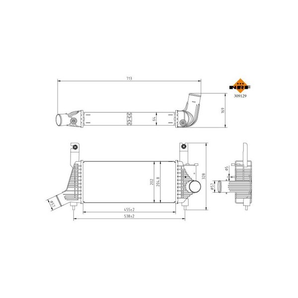 Intercooler Nrf 309129 NRF