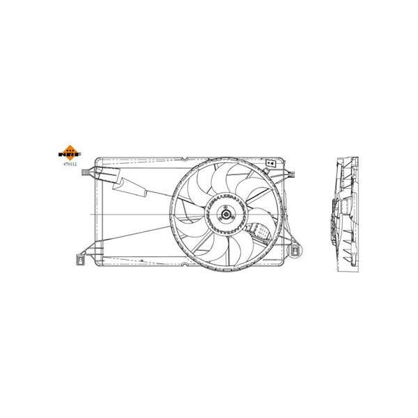Fläkt, kylare 12V Nrf 470112 NRF Fläkt, kylare 12V Nrf 470112 NRF