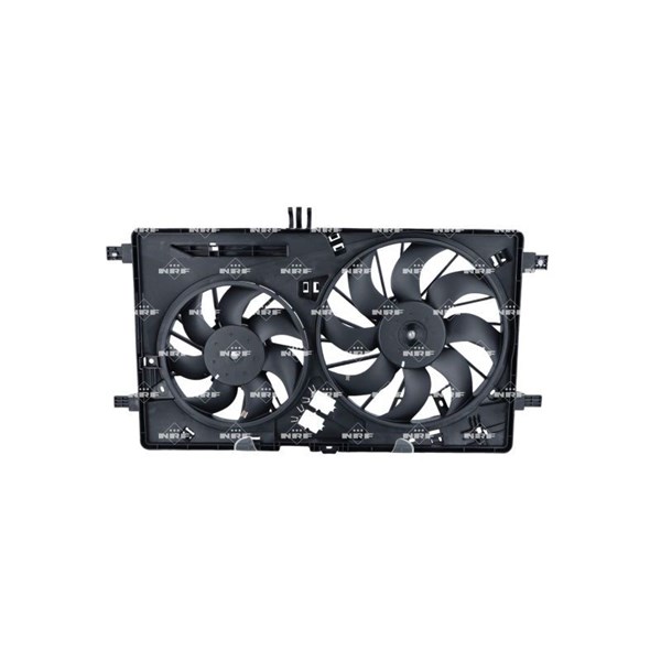 Fläkt, kylare 12V, Fram, Höger, Vänster Nrf 47982 NRF