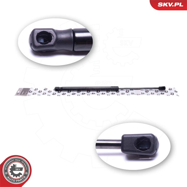 Gasfjäder, bagageutrymme, Tvåsidig, Höger bak Esen skv 52SKV800 ESEN SKV
