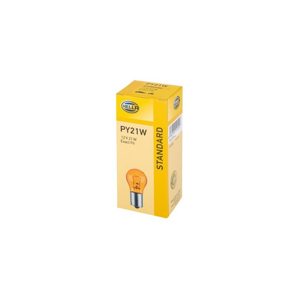 Glödlampa HELLA STANDARD PY21W BAU15s, Fram, Bak, Fram eller bak, HELLA