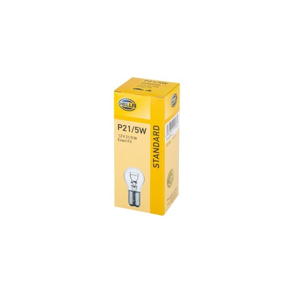 Glödlampa HELLA STANDARD P21/5W BAY15d, Bak, Fram, Fram eller bak HELLA