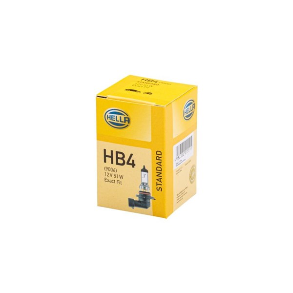 Halogenlampa HELLA STANDARD Hb4 P22d, Fram Hella 8GH 005 636-121 HELLA