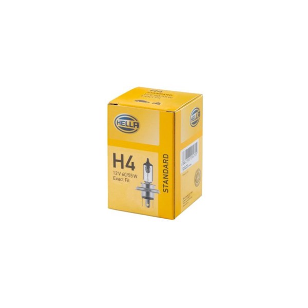 Halogenlampa  HELLA STANDARD H4 P 43 t-38 Hella 8GJ 002 525-131 HELLA