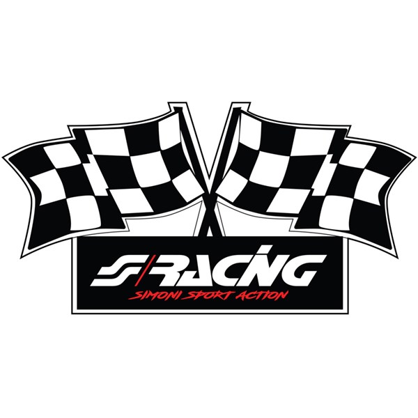 Klistermärke, Universal Simoni racing SR SCSF Simoni Racing