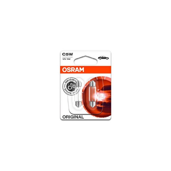 Glödlampa, innerbelysning OSRAM ORIGINAL C5w SV8,5-8, Bak, Fram,  OSRAM