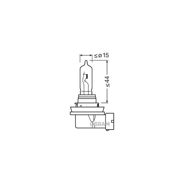 Halogenlampa OSRAM ORIGINAL H9 PGJ19-5 12V Osram 64213 OSRAM