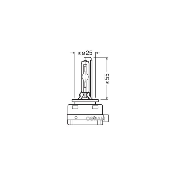 Xenonlampa OSRAM XENARC CLASSIC D1S PK32d-2 OSRAM