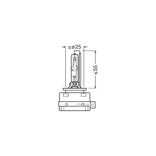 Xenonlampa OSRAM XENARC ORIGINAL D1r PK32d-3 85V Osram 66150 OSRAM
