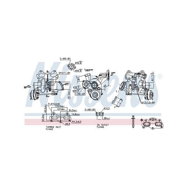 Turbo Nissens 93435 NISSENS